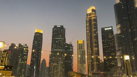 dubai sunset 