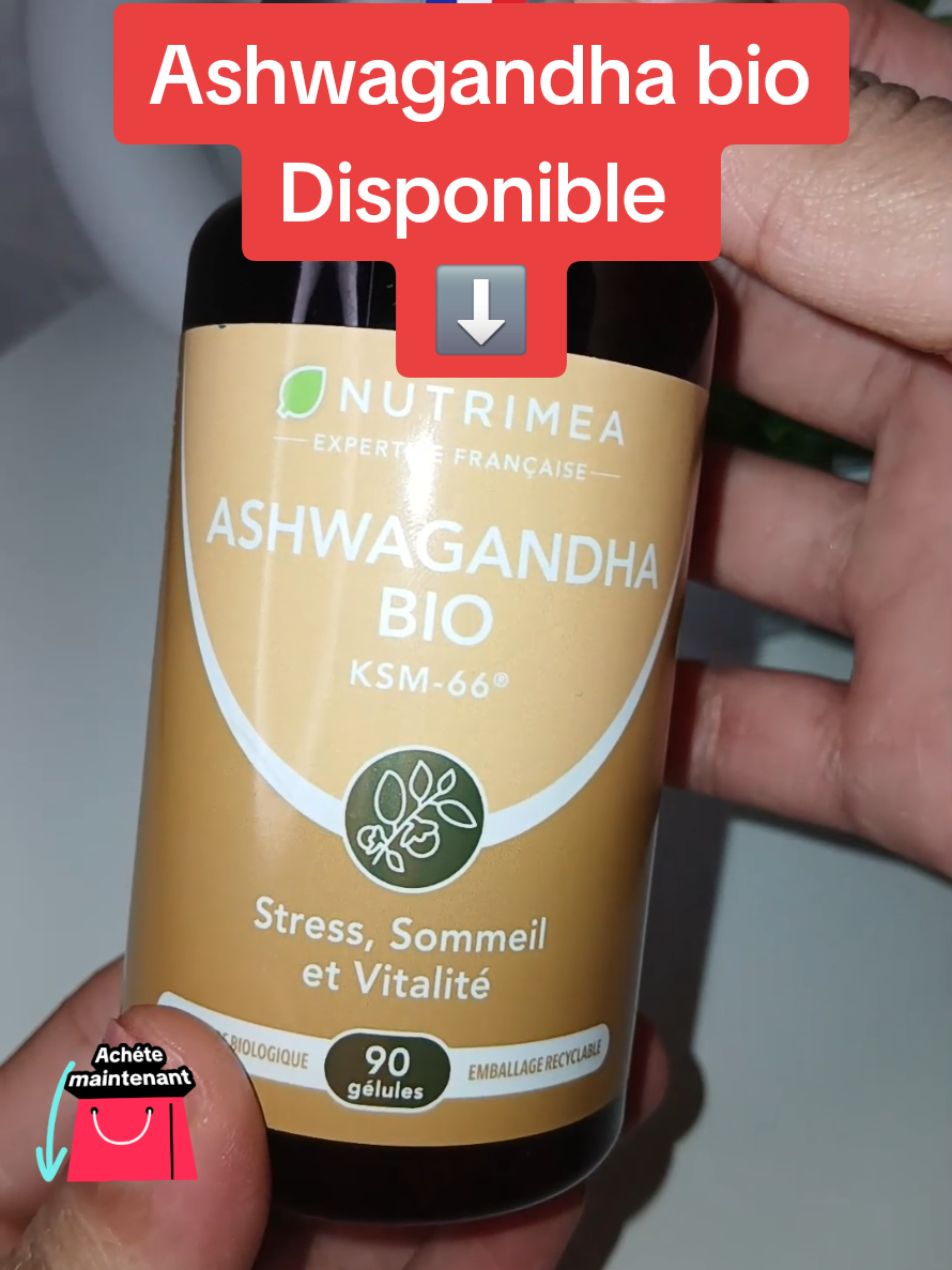 Ashwagandha bio Disponible  #tiktokshopblackfriday #ouvretesoffres  #ashwagandha  #ashwagandhabenefits 