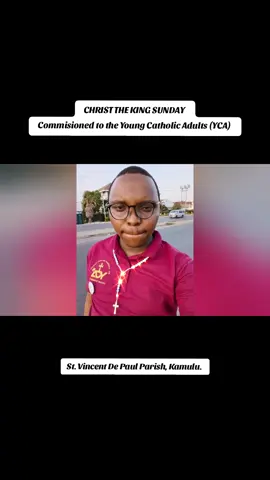 On this Christ the King Sunday, I was honored to be commissioned into the Young Catholic Adults (YCA) group. As Christ, the King of Kings, reigns, His Kingdom gains new soldiers, we are sent forth to evangelize and serve with faith and purpose. #catholictiktok #kalenjintiktok #kerichotiktokers #bomettiktokers #yca 