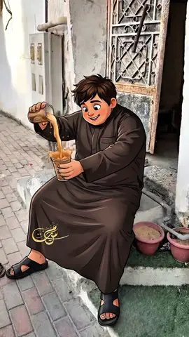 شخصية من توليد الذكاء الاصطناعي  تحاكي شخصية حسين  الطفل الطيب  الفكاهي ونقول لك كلنا معاك يا حسين  