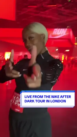 @Nike has brought 5,000 women together to test their limits and reclaim the night at the After Dark Tour London. Here's what's going down at the immersive racing experience.