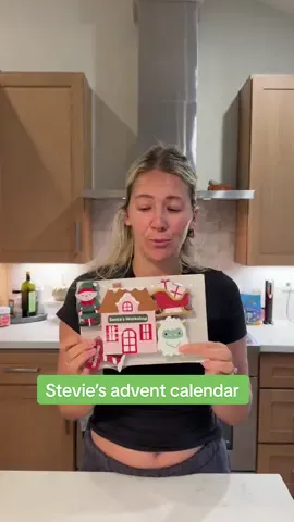The most I spent on each item was $5 I tried to make it as cost effective as possible! Also loved how Stevie kept catching me showing all the items she loves lol #adventcalendar #mom #MomsofTikTok #momlife #toddlersoftiktok 