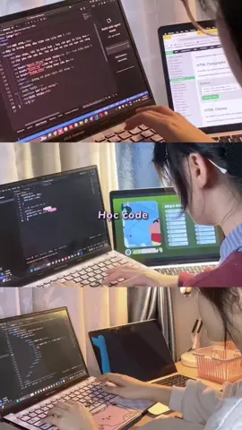 Học code :)) #laptrinh #it #Vlog #study 
