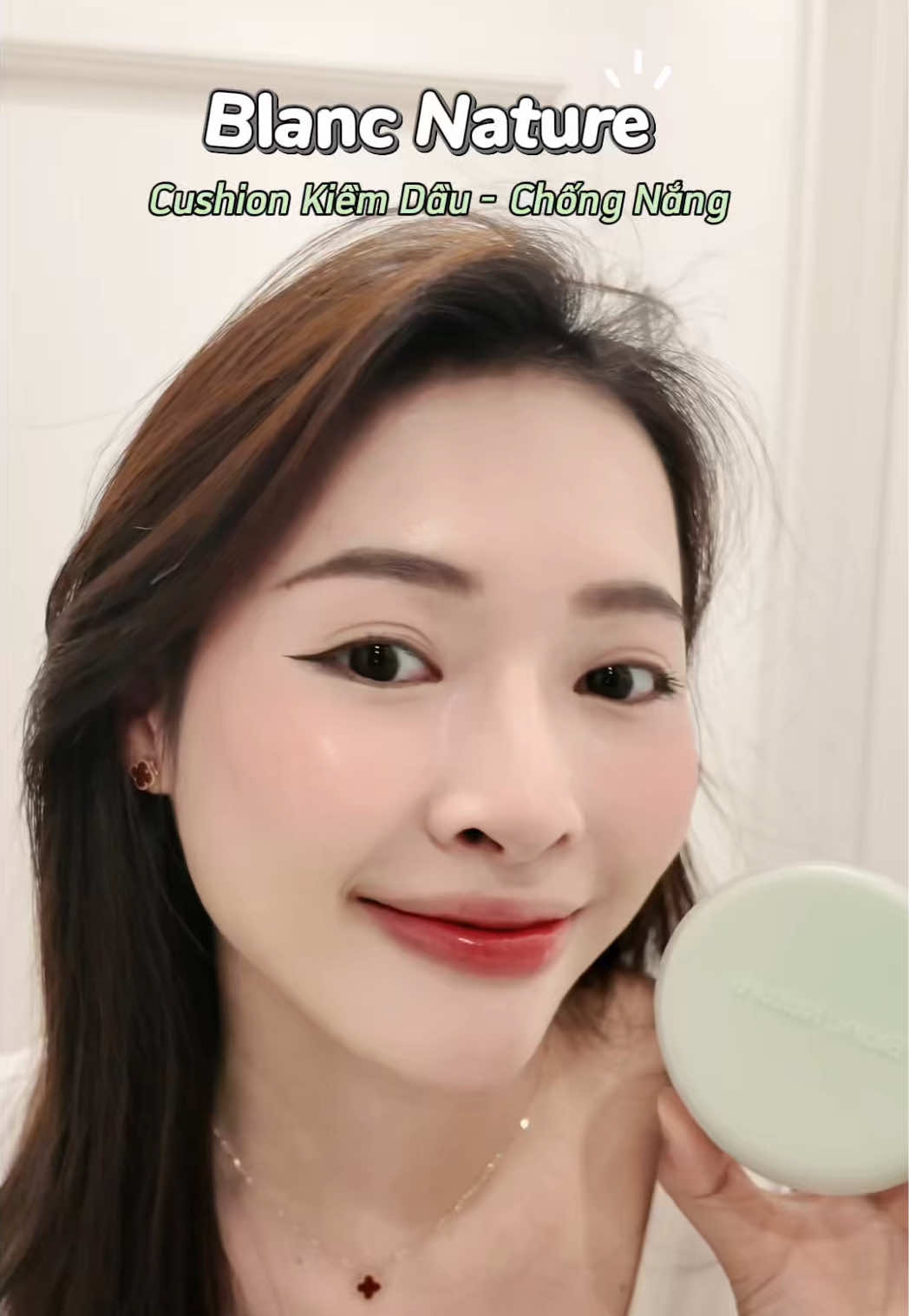 Phấn nước che phủ tốt kiềm dầu mà mỏng nhẹ lắm luôn #blancnaturevn #fyp #cushionkiemdau #blancnature #damun 
