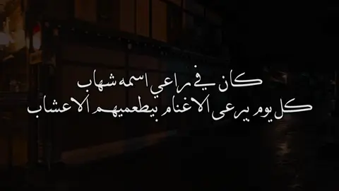 #ستوريات #اغاني #fyp #كان_في_راعي_اسمو_شهاب 