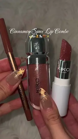 @ANASTASIIA’s cinnamon spice lip combo is serving 🔥 3 #KIKOMilano faves, one irresistible look - and with the Black Friday 3+3 promo, buy 3 and get 3 for FREE. Your lip game = upgraded 🤎✨ #KIKOBlackFriday #beauty #BeautyTok #BeautyTok #blackfriday #makeup #glam #viralmakeup #LipCombo 