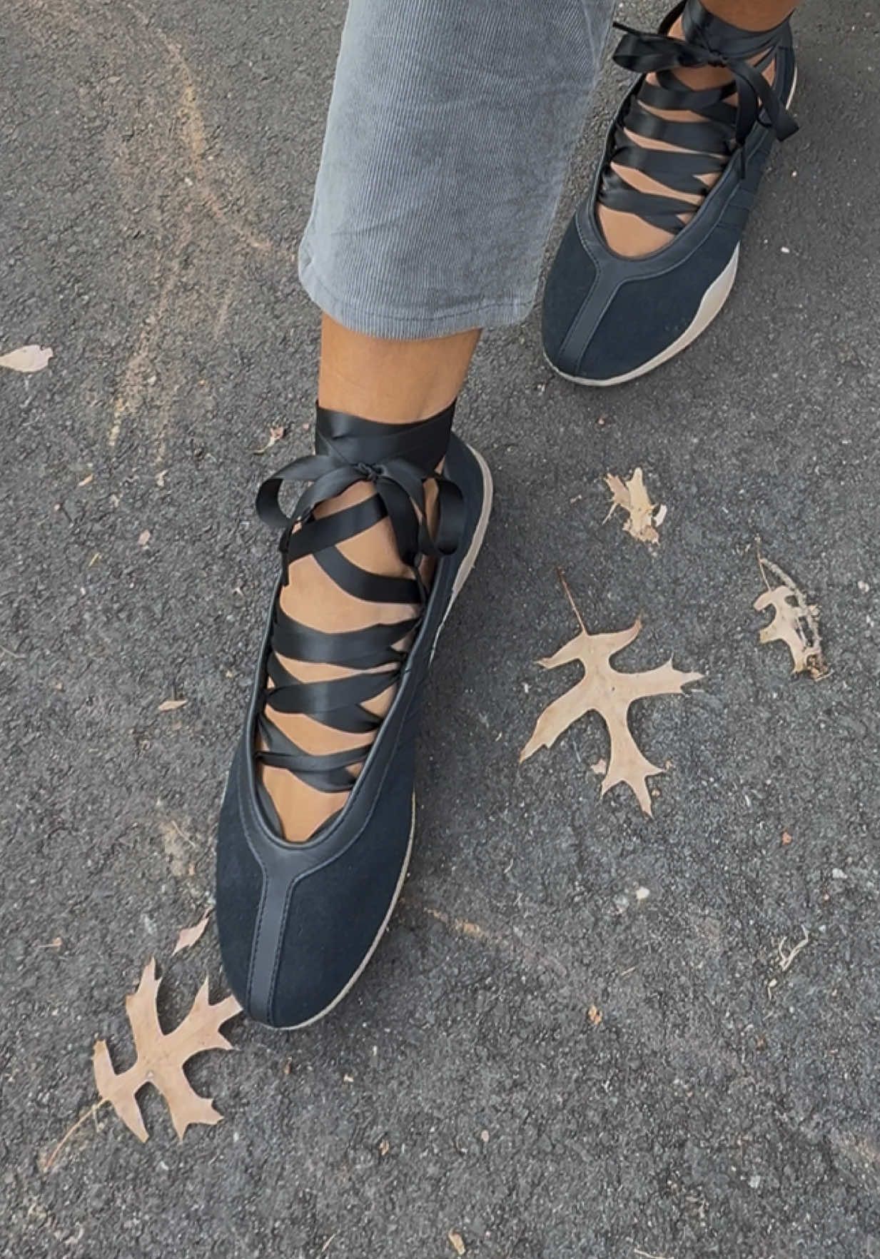 Who else is participating in the ballerina sneaker trend? #ballerinasneakers #sneakers #sneakertok #adidas #fashion 