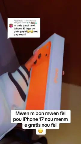 Réponse à @Patty509 Store 🩴👟💼👜👗 Nou menm e gratis nou fèl