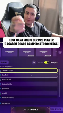 E ele ainda acho que ia me enganar... #felipersa #fortnite #competitivo