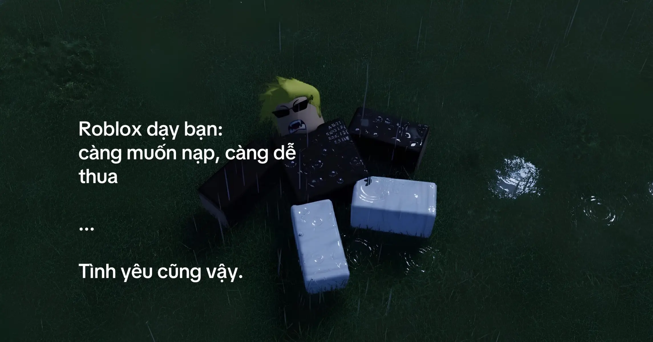 Roblox dạy tôi một điều, rằng càng mê những món skin đẹp, càng dễ lao vào cái vòng xoáy “chỉ thêm chút nữa thôi”. Bạn cứ nghĩ một bộ outfit sẽ làm nhân vật của mình nổi bật hơn, nhưng cuối cùng lại nhận ra ví mình mới là thứ “biến mất” nhanh nhất. Và rồi tôi hiểu, tình yêu cũng giống vậy. Càng khao khát nắm giữ điều đẹp đẽ, càng dễ đánh rơi sự bình tĩnh của chính mình. Thứ làm chúng ta hấp dẫn không phải skin đang mặc, mà là cách chúng ta bước đi, dù ngoài đời hay trong game. #roblox #viral #fyp #xuhuong #tiktok 