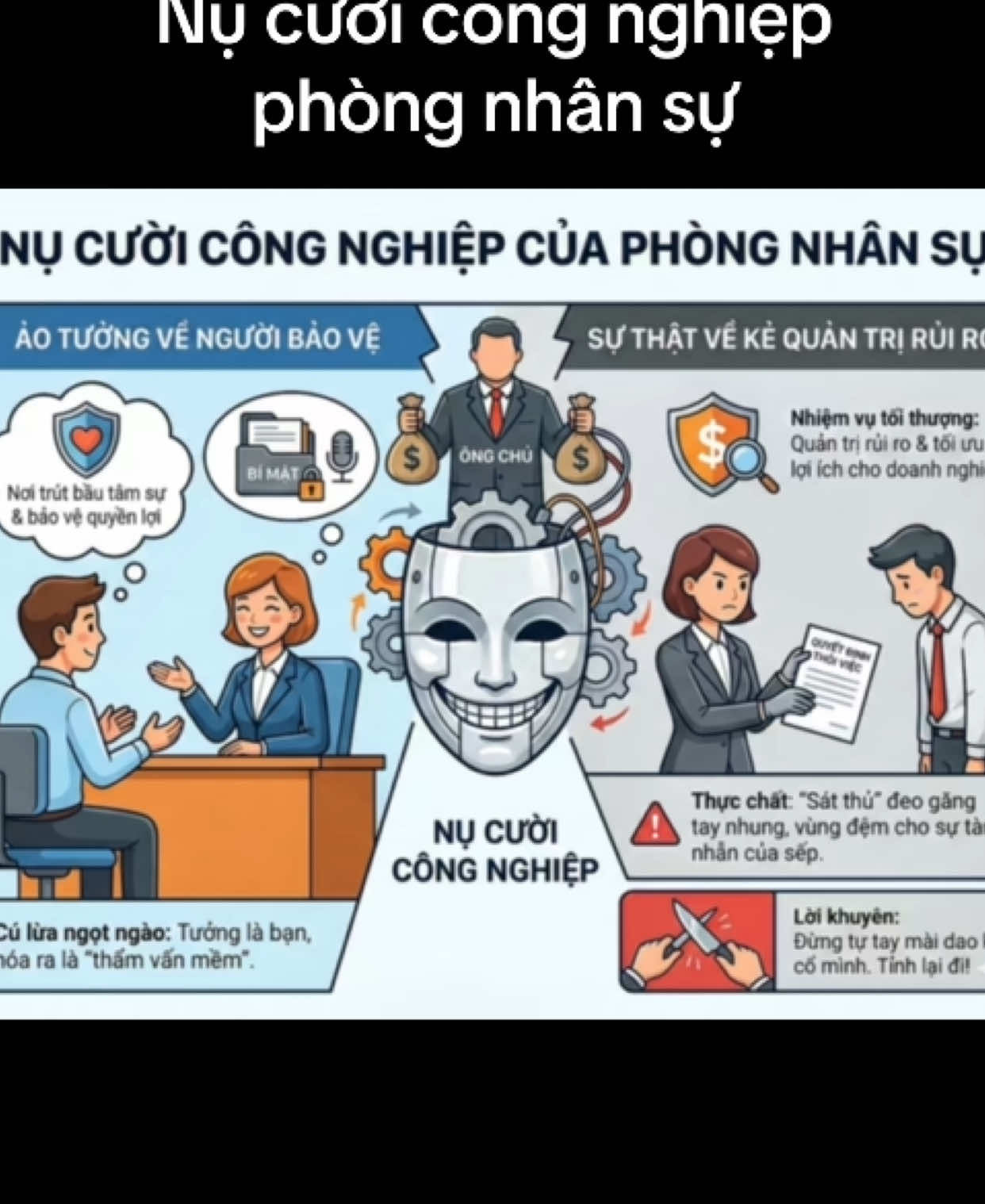 Nụ cười công nghiệp phòng nhân sự #dramacongso #dilamcogivui #thinhhanh #tiktokviral #fyp 