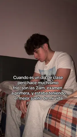 El peor dia #sueño #invierno #clases #examen #parati 