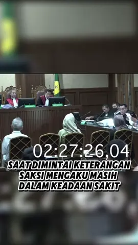 saat dimintai keterangan saksi mengaku masih dalam keadaan sakit #fyp #kasuskorupsi #pertamina #oplosbbm #sidang 