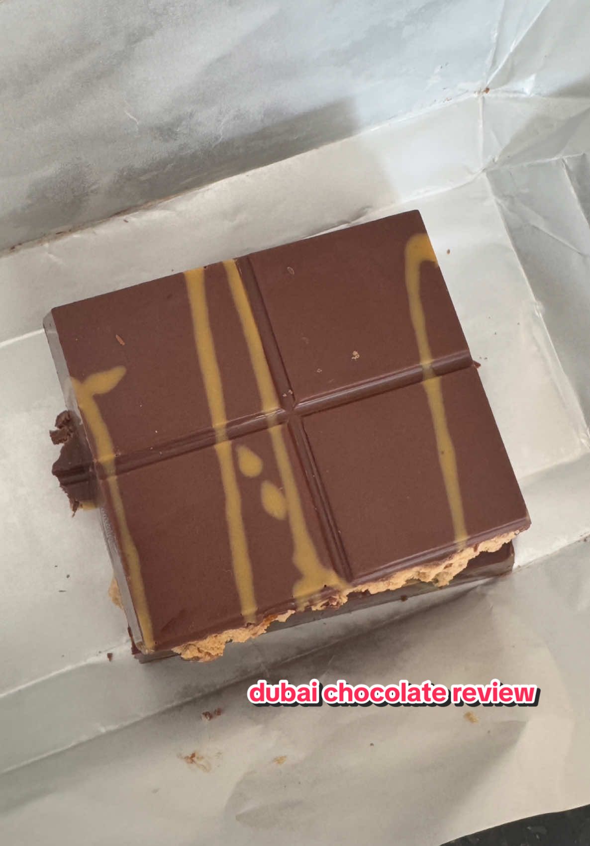 it’s not a bad candy bar, it’s just not my favorite candy bar. you may like it so I still linked it. #dubaichocolate #honestreview #chocolate #creatorsearchinsights #candy 