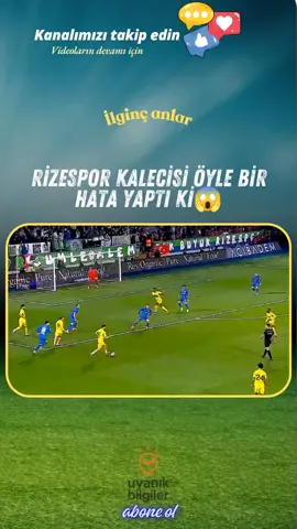 RİZESPOR KALECİSİ FENERBAHÇE MAÇINDA ÖYLE BİR HATALI GOL YEDİ Kİ! ŞOK ANLAR! 🤯 | 📝 Çaykur Rizespor'un kalecisi, Fenerbahçe karşısında inanılmaz bir ana imza attı! 💥 Basit bir topu elinden kaçırarak veya pozisyon hatası yaparak takımının beklemediği bir anda gol yemesine neden oldu. Bu hatalı gol, maçın seyrini nasıl değiştirdi? O pozisyonun tekrarını izleyenler inanamadı! 👇 | 🏷️ #Rizespor #Fenerbahçe #HatalıGol #KaleciHatası #SüperLig 