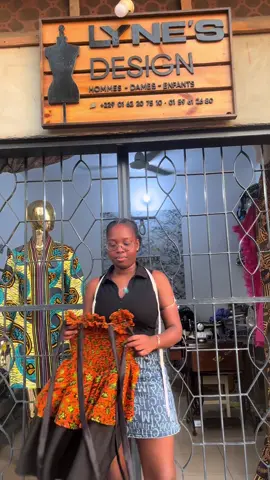 #Lyne´s Collection✂️🧵🪡 robe simple pour le temps de chaleur🪡 commander au 229 62207510🇧🇯