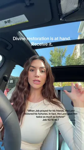 A season of divine restoration is at hand-  receive it and thank God in advance.  Job — Restored After Unimaginable Loss (Job 1–2; 42) - Job lost his children, wealth, health, and reputation. -But he remained faithful, refusing to curse God even when he could not understand his suffering. God’s restoration: “The LORD restored his fortunes and gave him twice as much as he had before.” - He had more livestock, more wealth, and new sons and daughters. Job lived a long, blessed life afterward. #jesuslovesyou #fyp #christian #christiantiktok #spirituality 