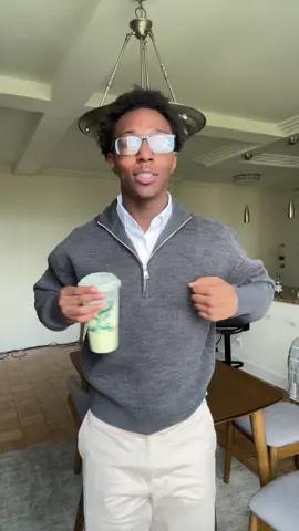 quarter zip + matcha edition🧑🏽‍💼🍵