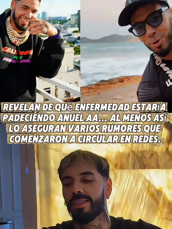 revelan de que enfermedad estaria padeciendo anuel AA... al menos así lo seguran varios rumores que comenzaron a circular en redes. #anuel #anuelactualmente #anuelaa 
