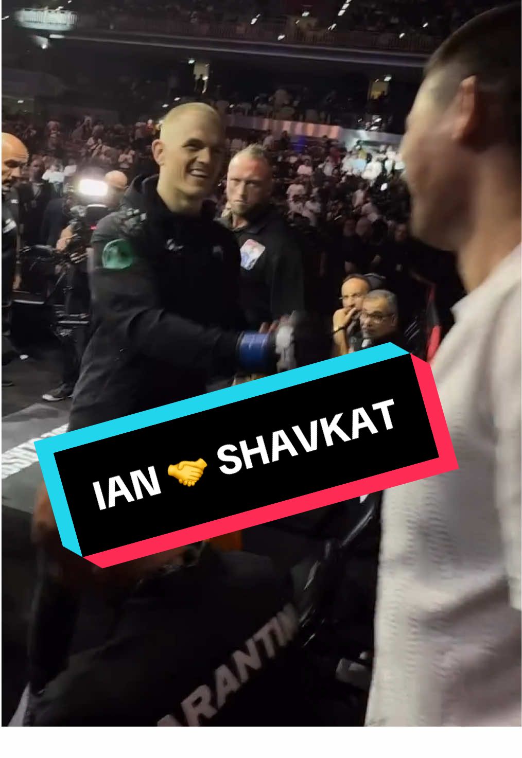 Shavkat Rakhmonov showed his love to Ian Machado Garry before his big #UFCQatar win 🤝 🎥@Rakhmonov1994 via IG #UFC #MMA #iangarry #shavkatrakhmonov 