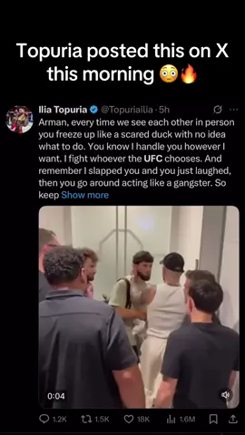 What are your thoughts? 😳 #topuria #arman #UFC #trending