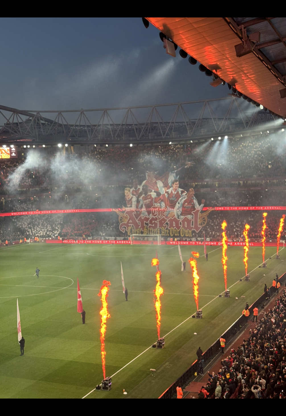 Now that’s a better tifo @arsenal  #arsenal #fyp #nld #PremierLeague #afc 