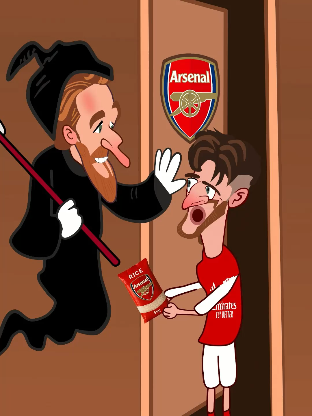 The only one who can stop Arsenal this season 🤔. #Arsenal #BayernMunich