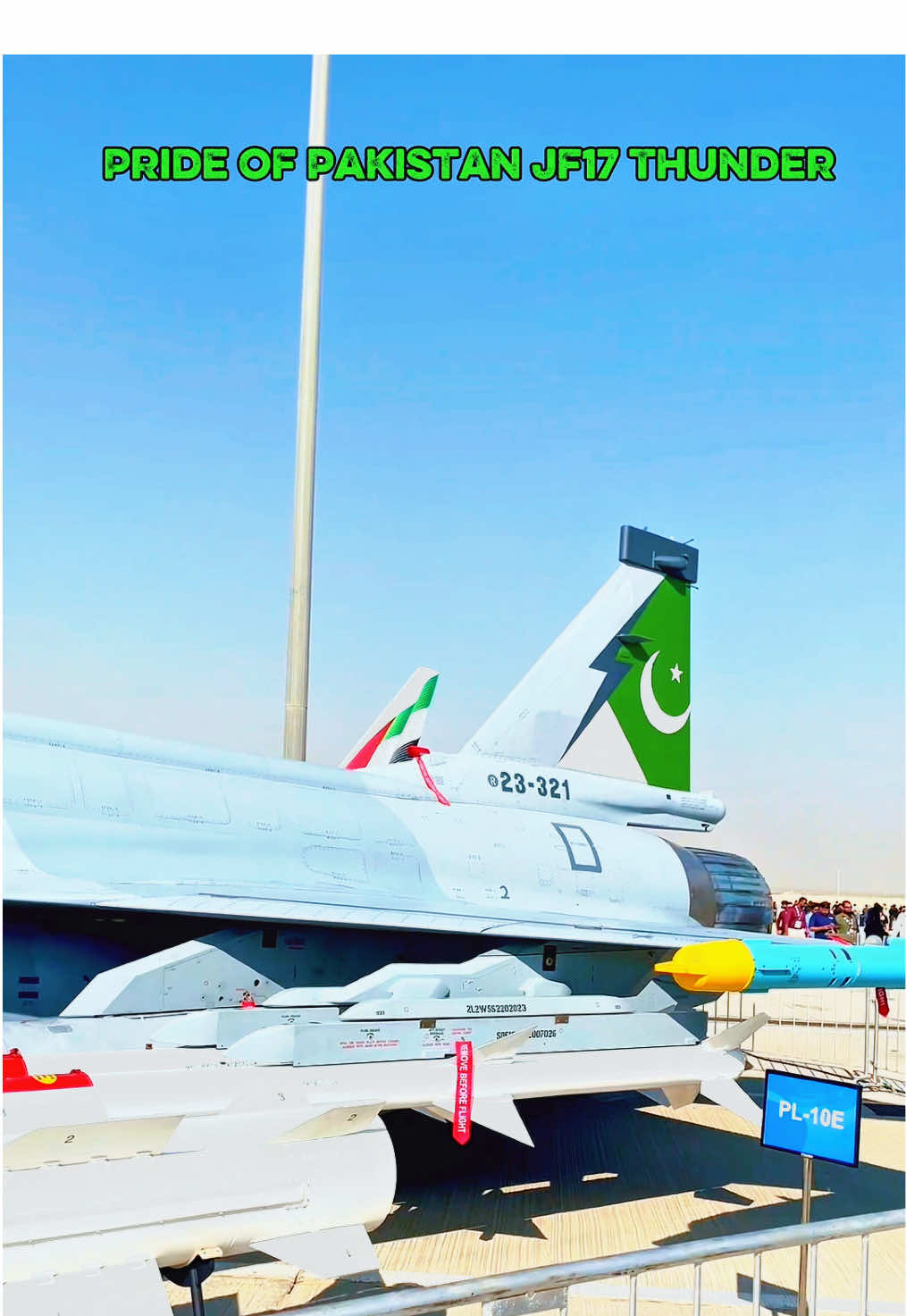 Pride of Pakistan Jf17  Dubai air show #foryou #Pakistan #jet #jf17 #viral 
