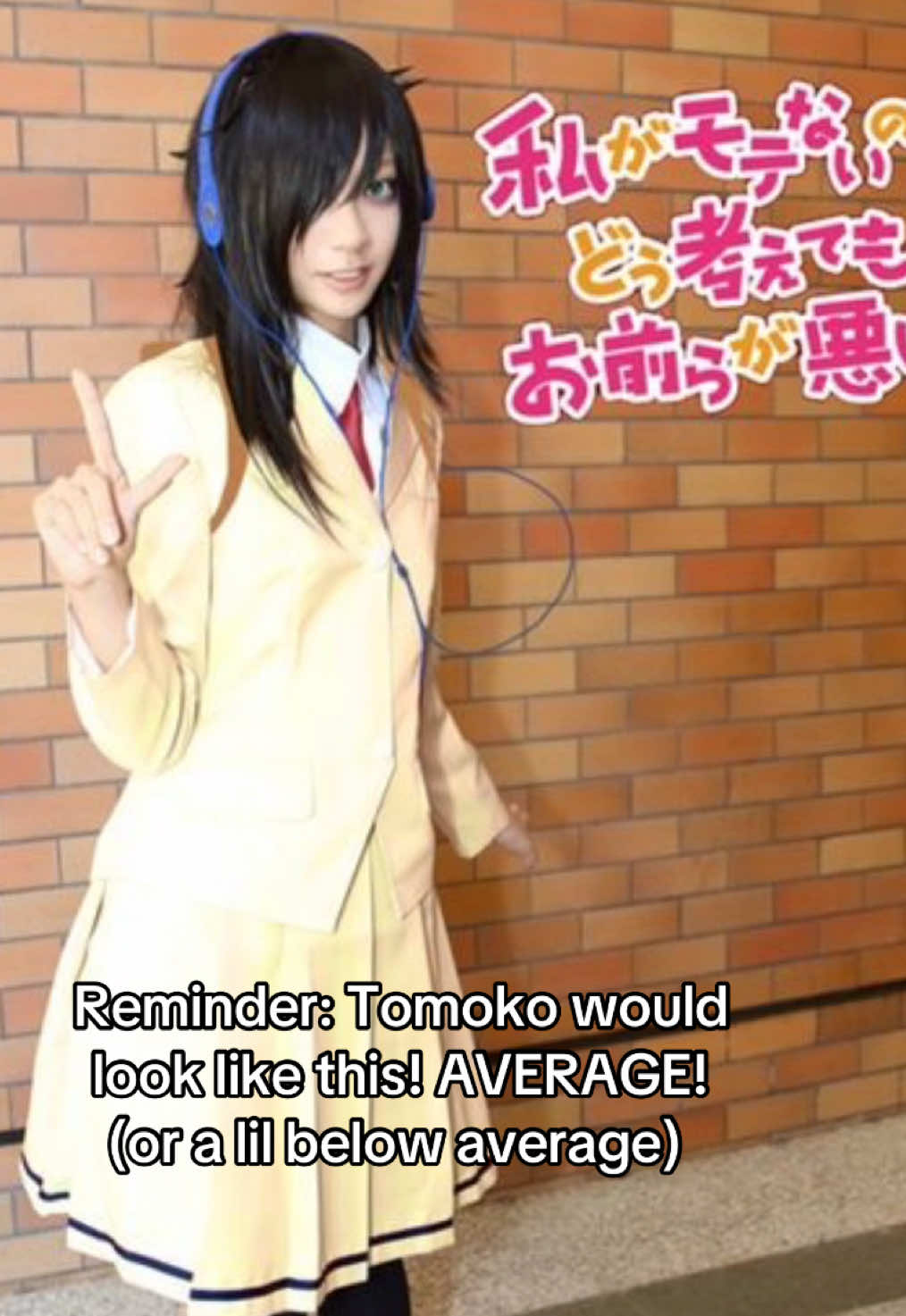 Tomoko is canonically average and not some pretty girl ##watamote##tomoko##tomokokuroki##tomokowatamote##trending