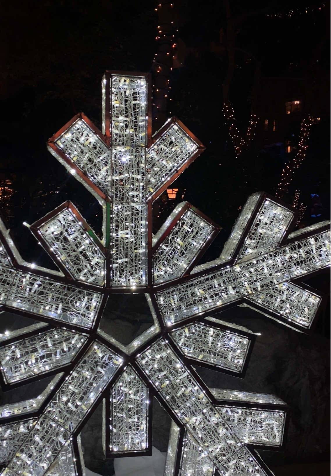 Took a walk through Sam’s town with my littles🎄❄️❤️