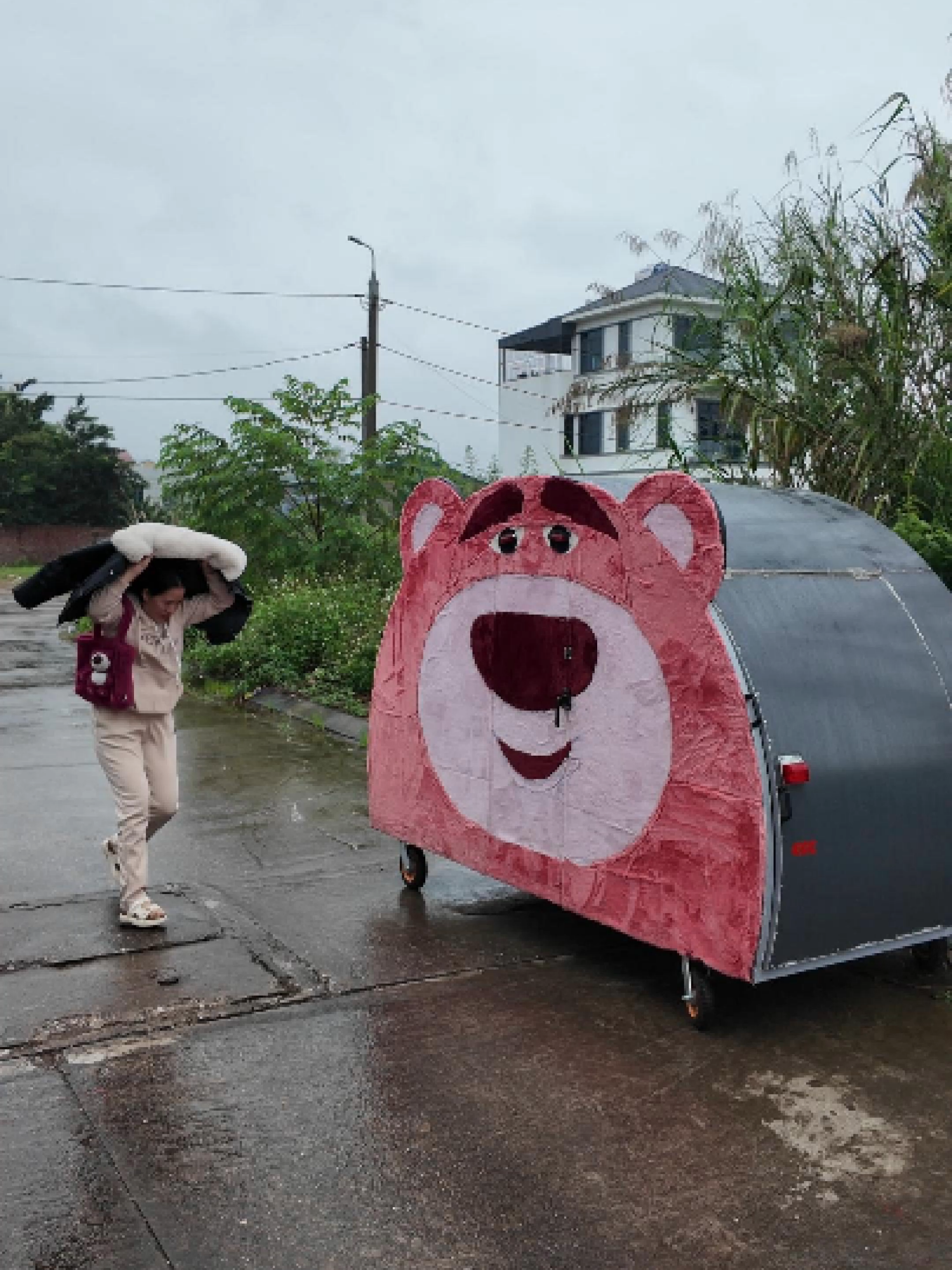 #tricycle #minicake #limousine #electriccar #camping #rain #fypdong #glamping #fpy #mukbangs #asmr #mukbangvideo #campinglife #toadsoftiktok #newtrend #chill