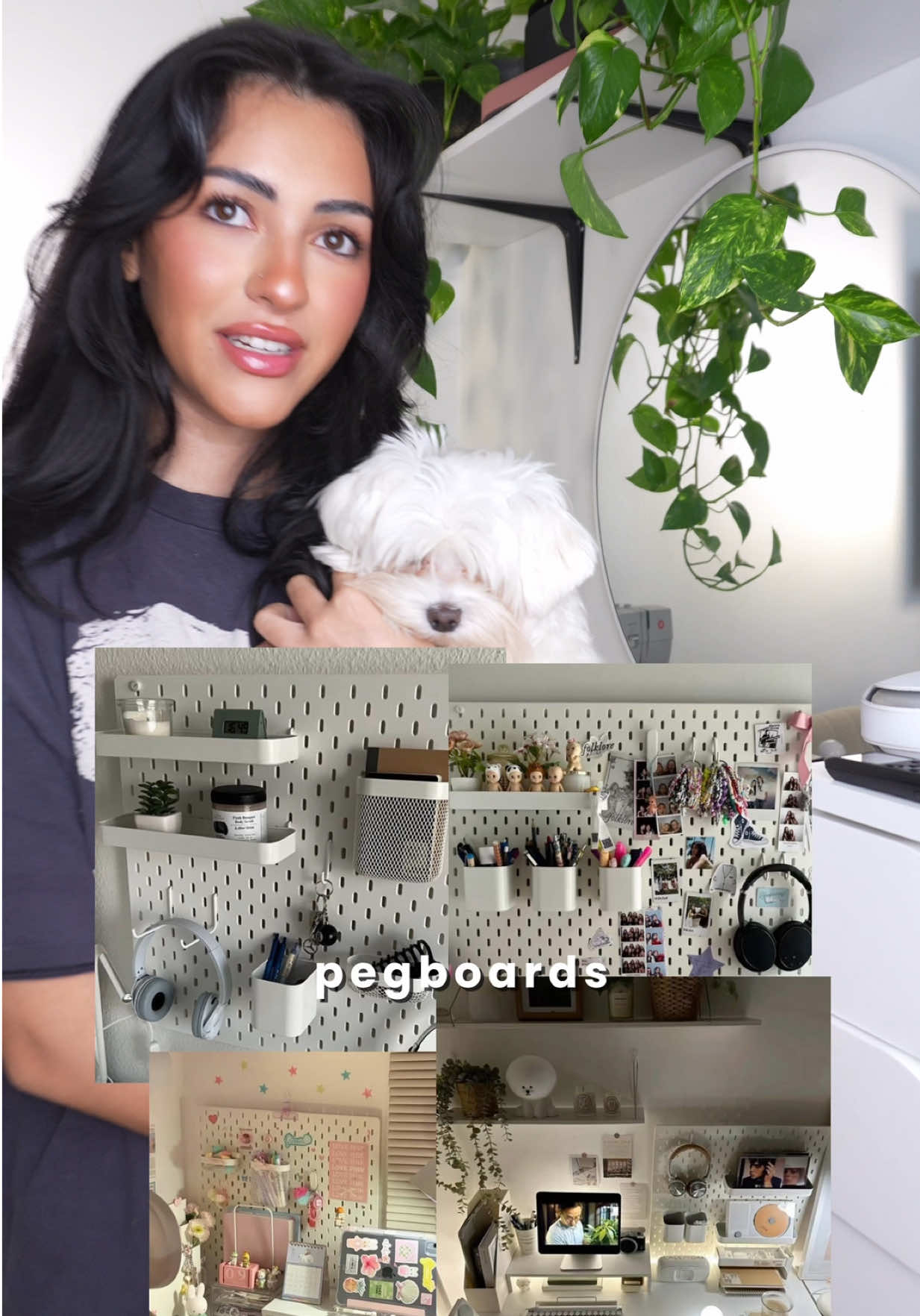 mounting my new @IKEA pegboard!!! Amazon haul + recreating Pinterest inspo pics @pinterest @Amazon Home @DJI Official mic 3s @Sony zve10 mark II #DIY #Vlog #pegboard #craft #roomdecor 