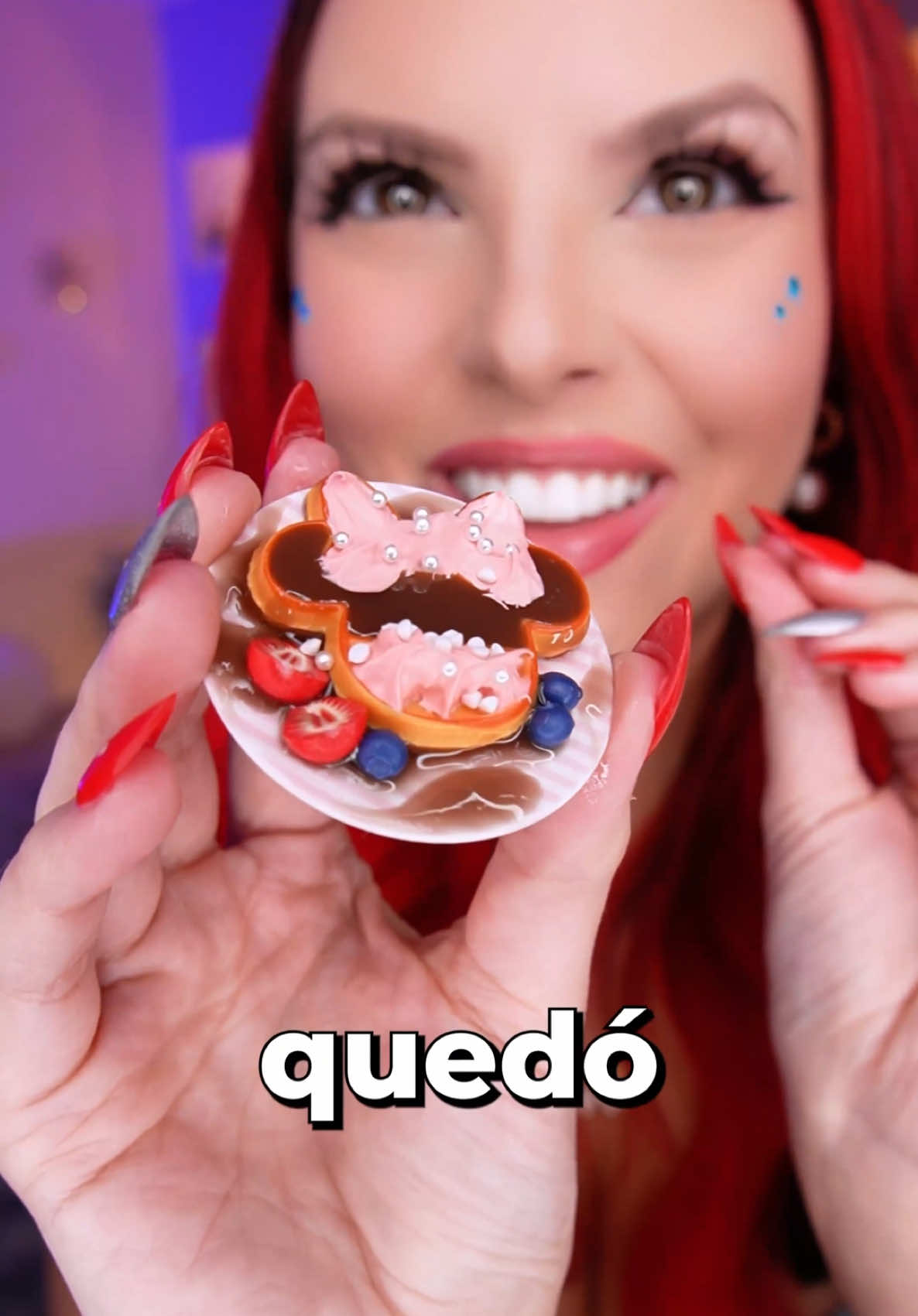 HELADO de MINNIE MINIATURA vs TAMAÑO REAL de DISNEY!!🎀🍧 #mickey #minnie #minibrands #disney 