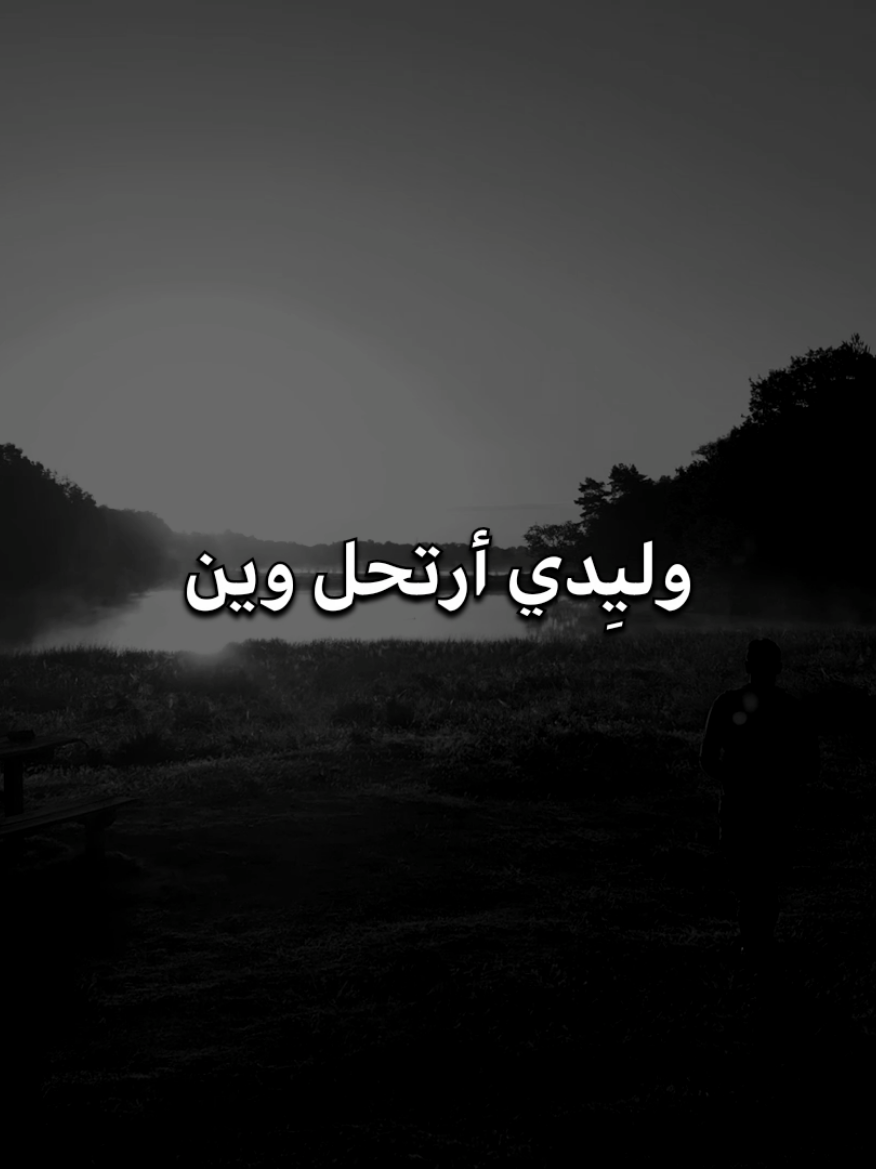 وليِدي أرتحَل ويِن #باسم_الكربلائي #هارب 