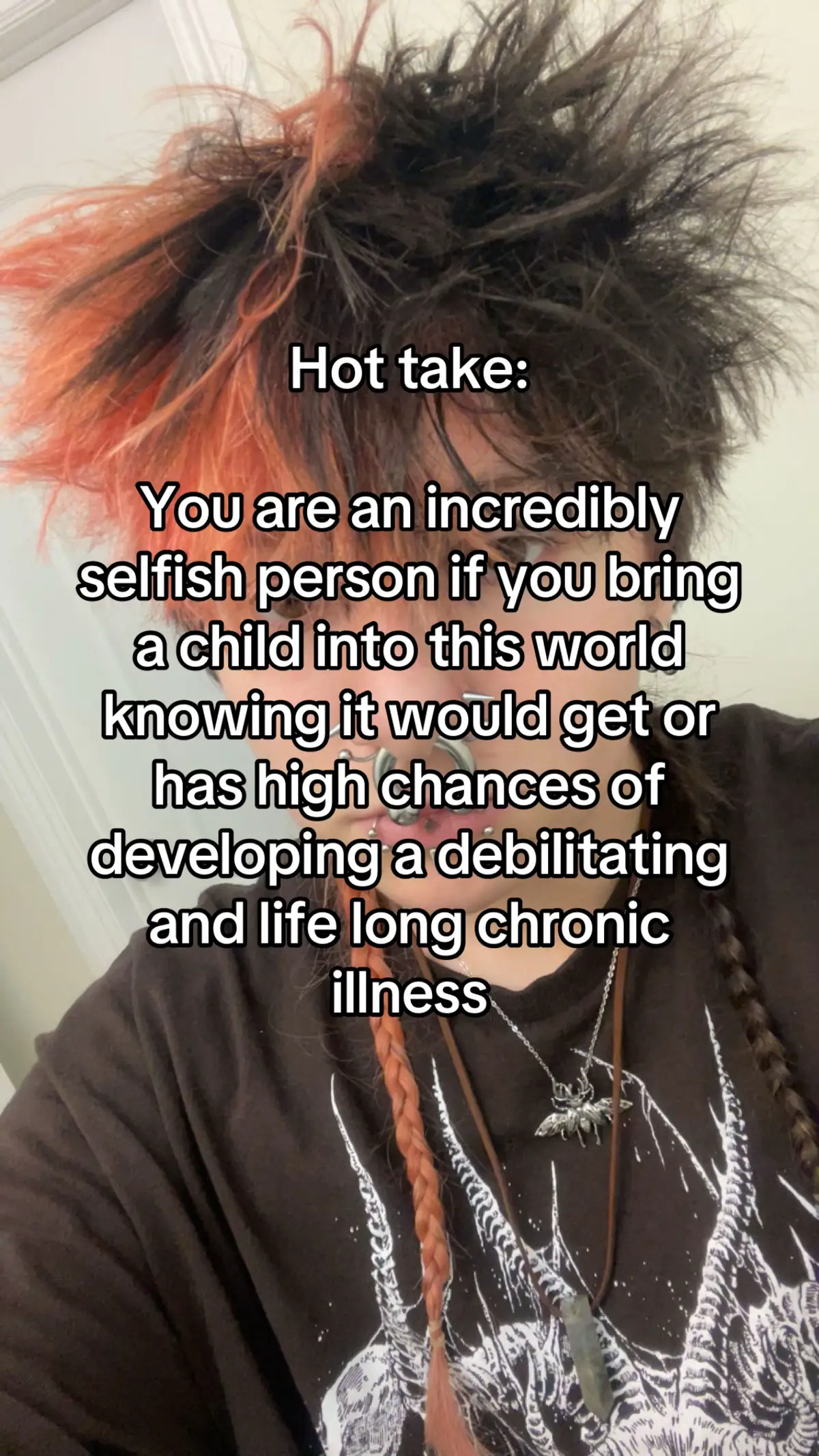 “Ivf” stfu then it doesn’t apply. This is why genetic testing exist. #hottake #ehlersdanlos #chronicillness #genetictesting #adopt 