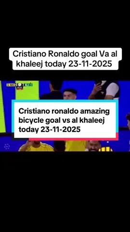 Cristiano Ronaldo goal vs al khaleej today 23-11-2025 #cristianoronaldo #alnassr #football #cr7 #ronaldo @نادي النصر السعودي 