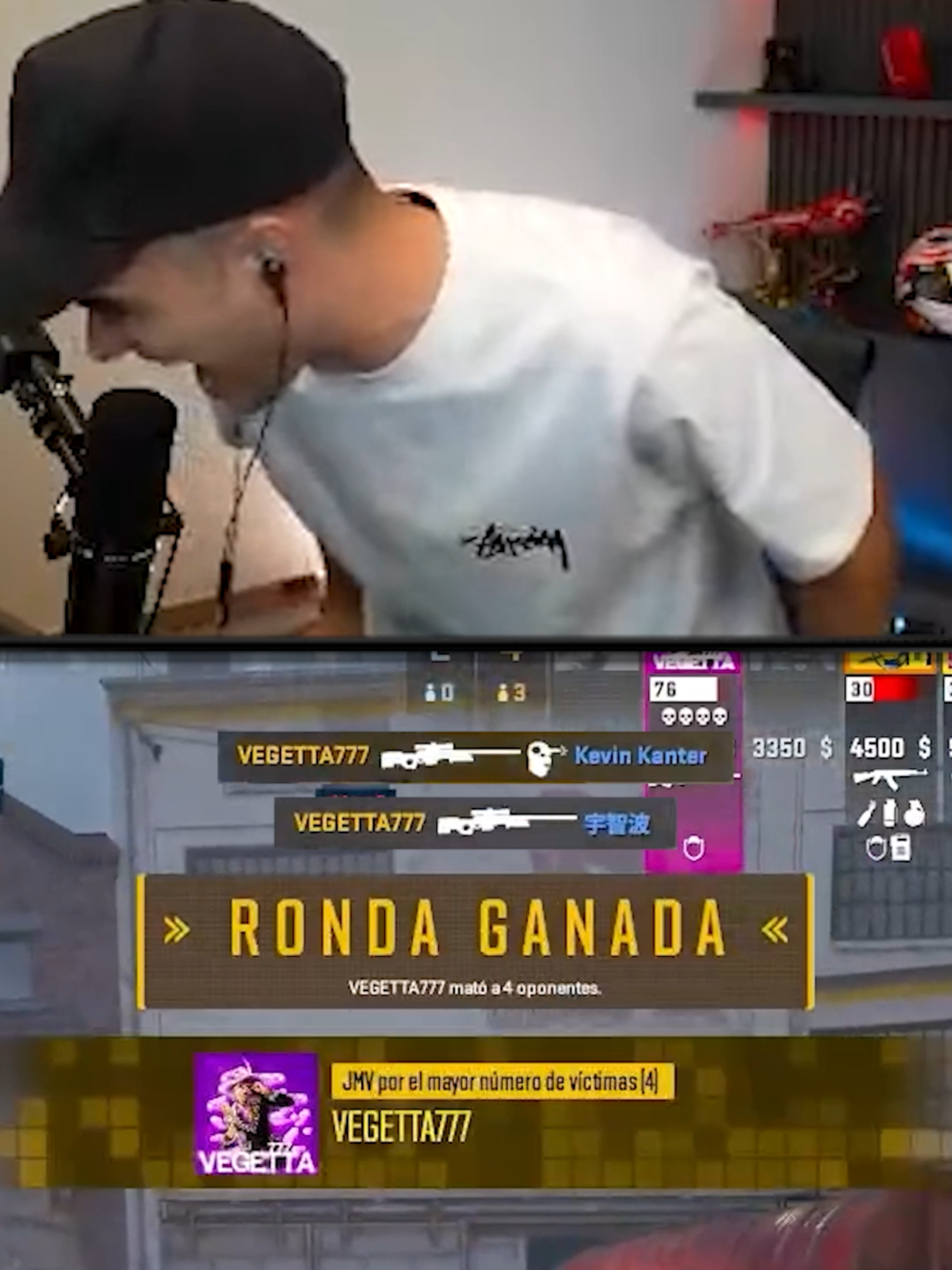 4k de Vegetta 💀#cs2 #counterstrike #staxx #vegetta777