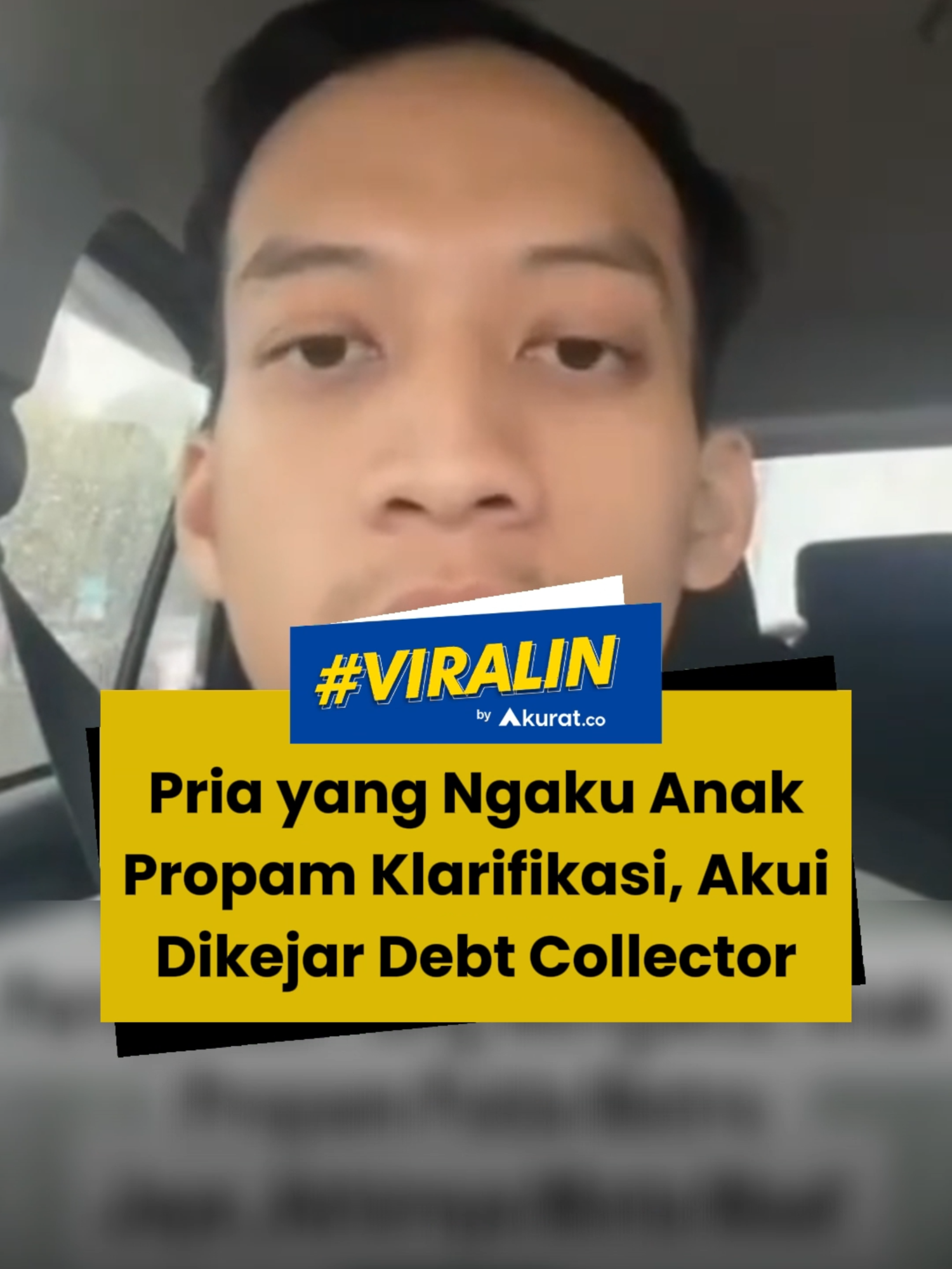 Seorang pria yang viral usai mengaku meminjam mobil barang bukti dari Polda Metro Jaya memberikan klarifikasi. Dalam klarifikasinya, ia mengakui ayahnya tidak bekerja di Propam Polda Metro Jay. Mobil yang ia gunakan pun bukanlah barang bukti yang dipinjam. Ia juga mengakui dirinya dikejar oleh debt collector dan sengaja mengklaim hal tersebut untuk menghindar. Pria itu juga turut meminta maaf karena telah mengotori nama baik Polri. 🎥: Facebook/Marvel. #viral #pria #propam #mobil #akuratco
