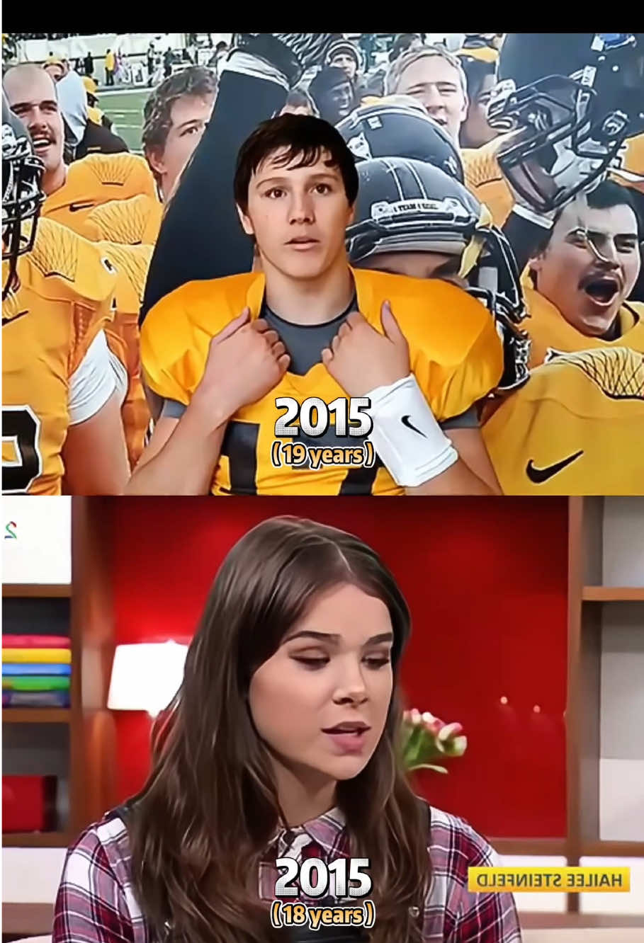 Evolution of Josh Allen and Hailee Steinfeld.#fyp #joshallen #haileesteinfeld #evolution #throughtheyears 