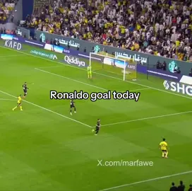 Ronaldo goal today 🤯🐐 #cristianoronaldo #alnassr #goal #fyp #edit 