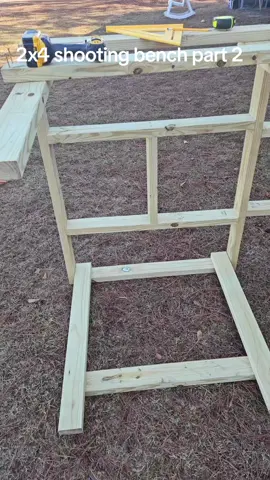 Part 2 of the 2x4 shooting bench to almost completion. #gun #shooting #shootingrange #bench #shootingbench #rifle #hunt #hunter #shooter #DIY #woodwork #woodworking #woodworkingproject #project #carpentry #huntersoftiktok #huntingtiktok #deerhunter #deerhunting #northcarolina #easternnc #fyp #whitetail #whitetaildeer #whitetails #hobby #hobbyfarm #farm #Outdoors 