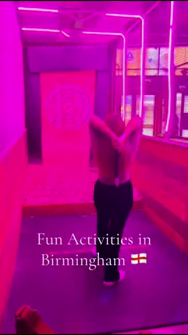 🎯 Ready to unleash your inner lumberjack?  🍻 Hit up Broad Street’s ultimate battleground - Boom Battle Bar Birmingham - for axe-throwing chaos, chilled games and full-on competitive vibes! At Boom you’ll find: • 🪓 Axe Throwing - battle your mates, score big, brag forever • 🏓 Shuffleboard – smooth, addictive and surprisingly intense • 🍺🥂 Beer Pong / Prosecco Pong – the classic rivalry, upgraded • 🎯 Augmented Reality Darts, 🎤 Karaoke, 🎱 American Pool, ⛳ Crazier Golf & more! 💸 Prices & Deals • Games typically run around £12–£15 per person depending on the activity and day. • BOOM Bundles (Sun–Thu): 55 mins of gameplay + 2 premium drinks + 2 street food plates or a burger – perfect for groups or date nights. • Group packages start from roughly £27.50pp, including games, food and drinks. 📍 Location: Boom Battle Bar, Broad Street, Birmingham Perfect for birthdays, nights out, date nights or team socials! 🔥 Follow us and check out our Collections tab for more fun UK-based activities! #activities #birmingham #birminghamactivities #whattodo #axethrowing 