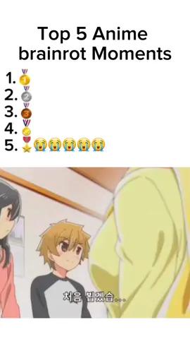Top 5 Anime brainrot Moments pt.114 #Anime #animeedit #brainrot #top5 #fyp