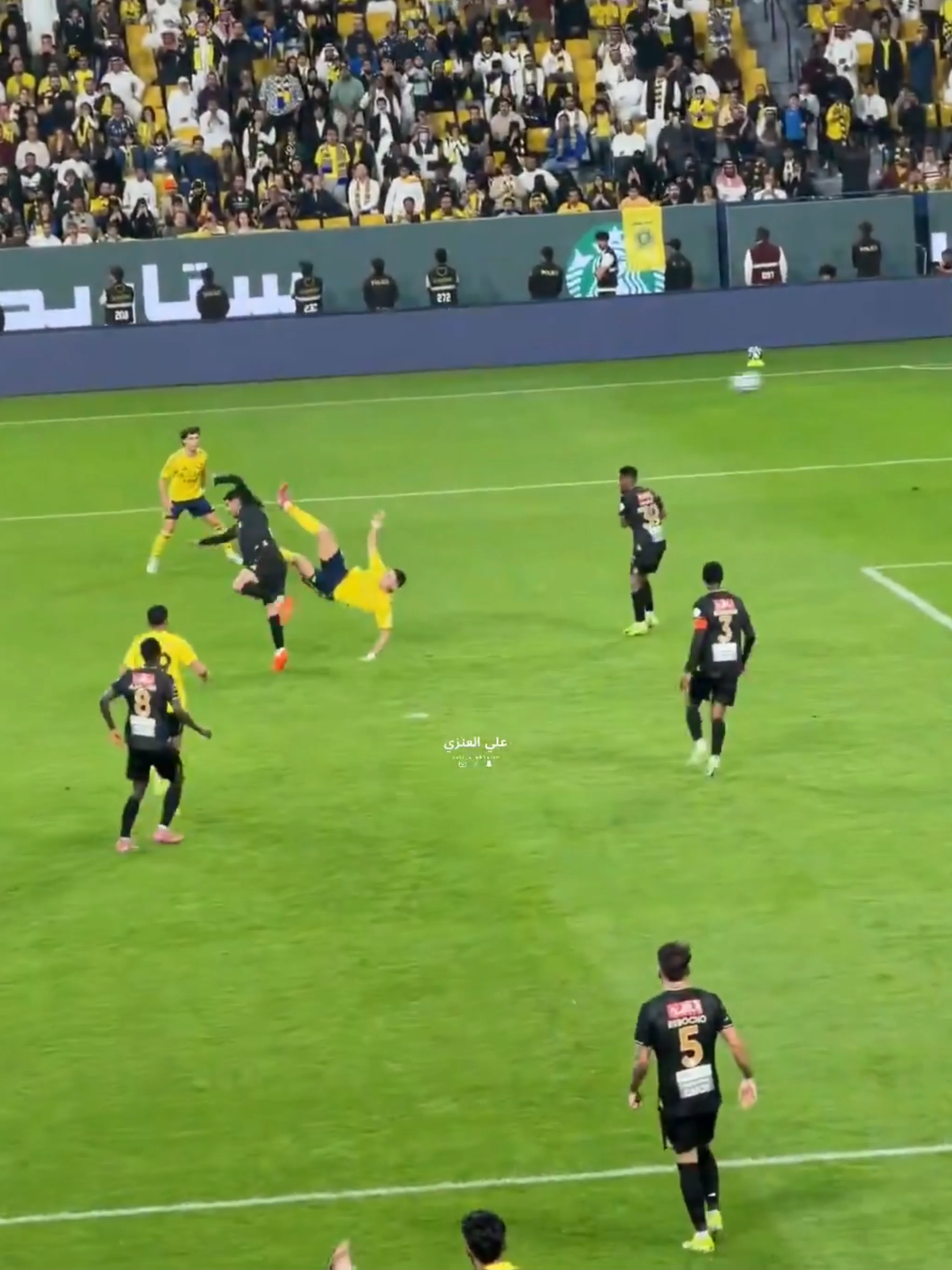 Ronaldo bicycle kick goal today 💀🔥 #cristianoronaldo #ronaldo #cr7 #bicyclekick #goal #saudiarabia #alnassr #football #edit #aftereffects #fyp #viral #trending #blowthisup #sstylesaep