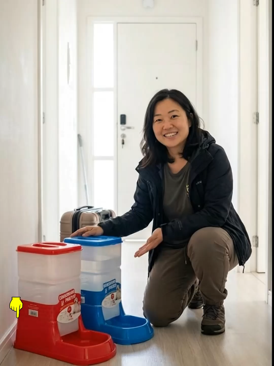 Viaje sem preocupação! ✈️🌴  Esse Kit Automático (3L) garante comida e água fresca por dias!  Aproveita o super desconto e acesse o carrinho laranja! 🍊 #viagemcompet #maedepet #comedouroautomatico #liberdade #TikTokMeFezComprar