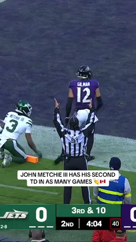 Metchie is finding his groove with the Jets ✈️ #nfl #nflcanada #johnmetchie #nyjets #jetsfootball 