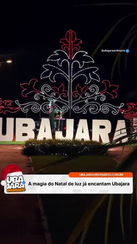 A cidade de Ubajara já respira o clima natalino! A magia do Natal de Luz começou a tomar conta das praças e principais pontos da cidade, trazendo brilho, encanto e aquele clima especial que transforma tudo ao nosso redor. Neste sábado, teve início a montagem da decoração natalina, que promete ser uma das mais bonitas dos últimos anos. As equipes trabalham intensamente para deixar cada detalhe perfeito, desde as luzes que iluminam as noites ubajarenses até os cenários que encantam crianças e adultos. A população já demonstra entusiasmo e expectativa para ver o resultado final, que deve atrair visitantes de toda a região e fortalecer o espírito natalino na cidade. Ubajara se prepara para viver um dezembro mágico, cheio de luz, cores e emoção. ✨🎄
