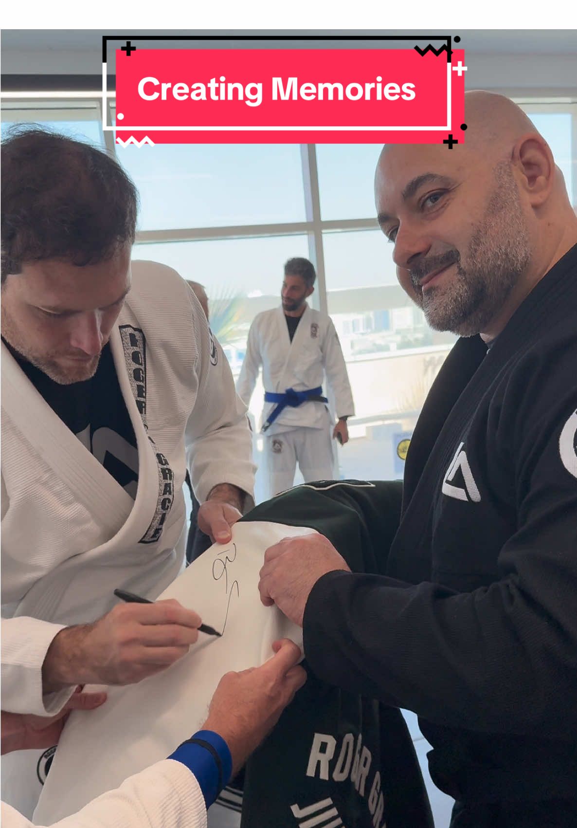 My God's Signature: Roger Gracie Autographs My Jacket #rogergracie #gentleartapparel #rogergracieacademy #autograph #autograph   