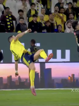 Ronaldo bicycle kick goal today #ronaldo #alnassr #bicyclekick #goal #goat 