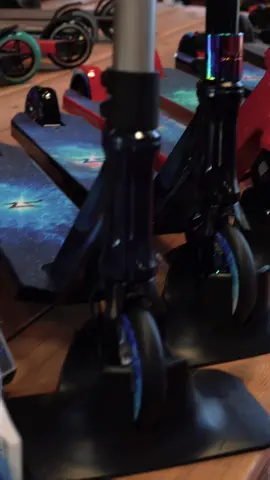 One of the toughest completes is back in stock, the @ao_scooters Maven Galaxy! Available in 6 colorways, this scooter packs serious strength with a classic downtube, forged Chromoly steel fork, IHC compression, 110mm spoked aluminum wheels, and an adjustable brake that fits up to 125mm wheels.  All that for only $229.95👀 It’s definitely the most solid option for this price range. Available IN-STORE & ONLINE (versusproshop.com) #qcscooters #versusproshop #scootering #completescooter #aoscooters  